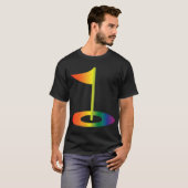 T-shirt Rainbow Golf Flag Funny GolfPride Rainbow Golf (Devant entier)