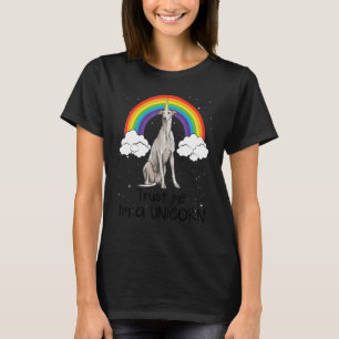 T-shirt Rainbow Greyhound Faites-moi confiance Je suis un