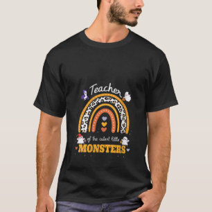 T-shirt Rainbow Halloween Professeur De Fantôme De La Litt