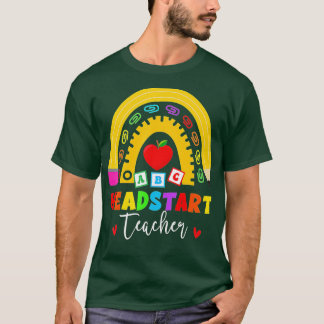 T-shirt Rainbow Head Start Professeur Headstart Premier jo