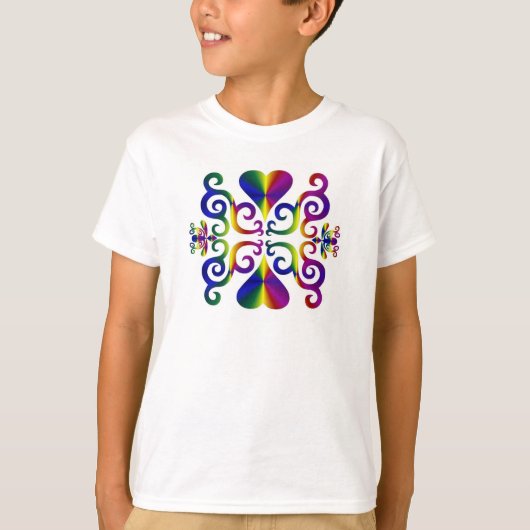 T-shirt Rainbow Heart et Lily (Devant)