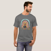 T-shirt Rainbow Hello 2Nd Enseignant (Devant entier)