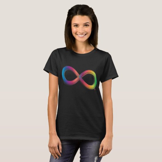 T-shirt Rainbow Infinity (Devant entier)