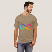 T-shirt Rainbow Infinity Autism Awareness Neurodiversity g (Devant entier)