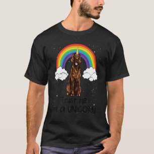 T-shirt Rainbow Irish Setter Faites-moi confiance Je suis