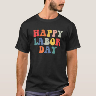 T-shirt Rainbow Joyeuse Fête Du Travail Super Pour Hommes