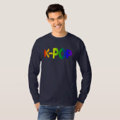 T-shirt Rainbow K-Pop à manches longues (Devant entier)
