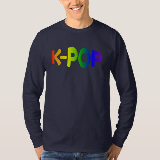 T-shirt Rainbow K-Pop à manches longues