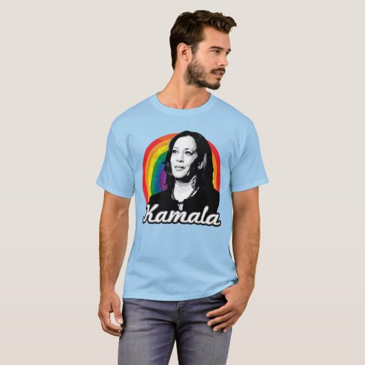 T-shirt Rainbow Kamala (Devant entier)