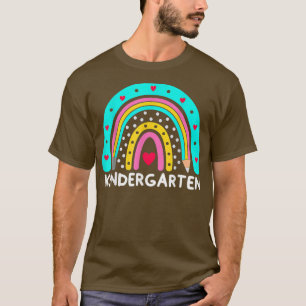 T-shirt Rainbow Kindergarten Enseignant Premier jour de l'