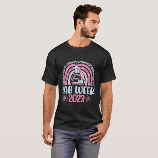 T-shirt Rainbow Lab Week 2023 Technologue en technologie d (Devant entier)