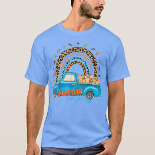 T-shirt Rainbow Leopard Car Citrouille Tout, Automne, Autu