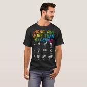 T-shirt Rainbow Lgbt Pride Il Y A Plus De Deux Hommes (Devant entier)
