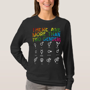 T-shirt Rainbow Lgbt Pride Il Y A Plus De Deux Hommes