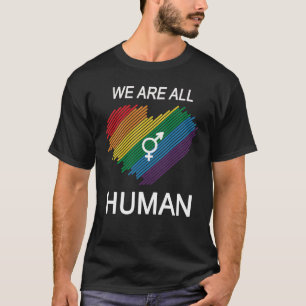 T-shirt Rainbow LGBT Pride Nous sommes tous Human Equality