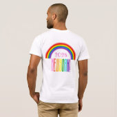 T-shirt Rainbow LGBTQ Ajouter une année ou un texte New Yo (Dos entier)