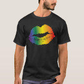 T-shirt Rainbow Lips Festival (Devant)