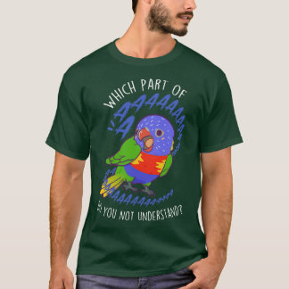 T-shirt Rainbow Lorikeet Parrot Aaaa