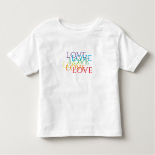 T-shirt RAINBOW LOVE Toddler