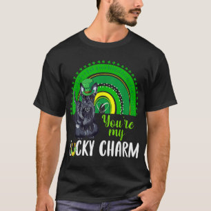 T-shirt Rainbow Lucky Charm Scottie Amoureux des chiens St