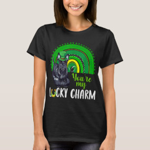 T-shirt Rainbow Lucky Charm Scottie Amoureux des chiens St