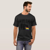 T-shirt Rainbow Mama Bear Pride Mois LGBT Ally Fier Maman (Devant entier)