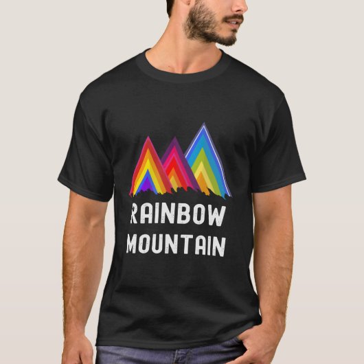T-shirt Rainbow Mountain Cusco-Pérou (Devant)