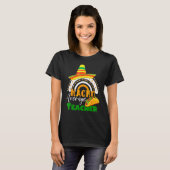 T-shirt Rainbow Nacho Enseignant moyen Sombrero Mexico Cin (Devant entier)