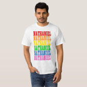 T-shirt Rainbow Nathaniel (Devant entier)
