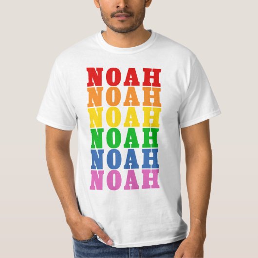 T-shirt Rainbow Noah (Devant)