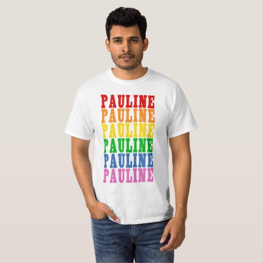 T-shirt Rainbow Pauline (Devant entier)