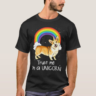 T-shirt Rainbow Pembroke Welsh Corgi Faites-moi confiance