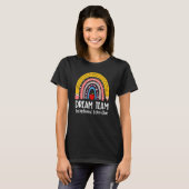 T-shirt Rainbow Pencil Dream Sped Teacher Team Exceptionne (Devant entier)