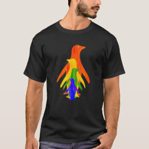 T-shirt Rainbow Penguin Famille Lgbt Lgbtq Gay pride Rainb