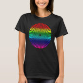T-shirt Rainbow Polka Dot Spiral International Dot Day Des (Devant)