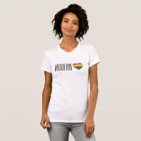 Rainbow Pride Coeur Amour moderne