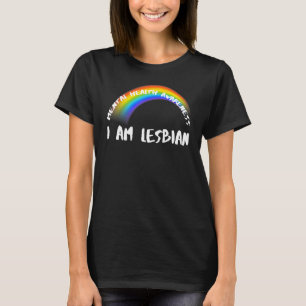T-shirt Rainbow Pride Lgbtq I Am Lesbian