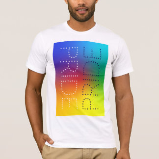 T-shirt Rainbow Pride Love Chic Typographie Personnalisée