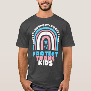 T-shirt Rainbow Protect Trans Kids Transgender LGBT Pride