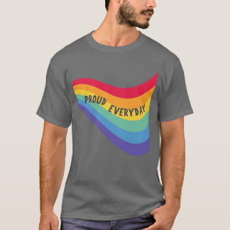 T-shirt Rainbow Proud Everyday Pride family