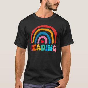 T-shirt Rainbow Reading Spécialiste Heureux Premier Jour D