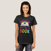 T-shirt Rainbow Regardez, c'est dans une lecture de livre (Devant entier)