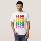 T-shirt Rainbow Ryan (Devant entier)