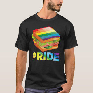 T-shirt Rainbow Sandwich Fastfood Lgbt Pride Gay Lesbienne