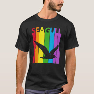 T-shirt Rainbow Seagull animal sauvage
