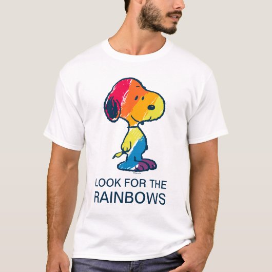 T-shirt Rainbow Snoopy (Devant)