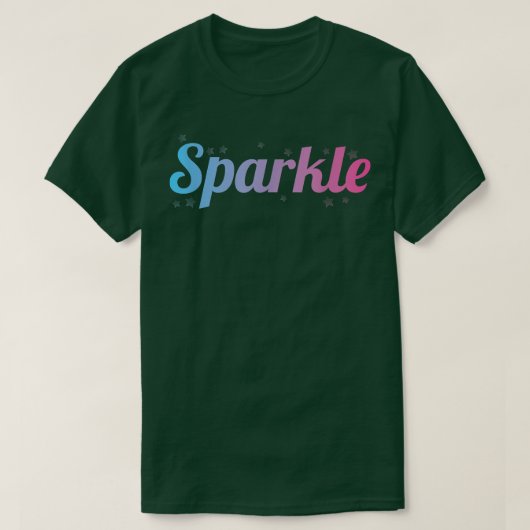 T-shirt Rainbow Sparkle Glitter Event Walk Run  (Design devant)