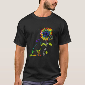 T-shirt Rainbow Sunflower Love Is Love Lgbt Gay Lesbian Pr