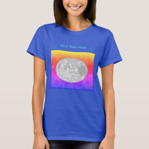 T-shirt Rainbow Sunflowers Cadre photo personnalisé