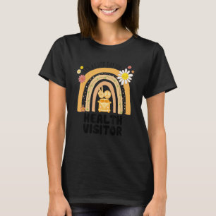 T-shirt Rainbow Super Peace Health Visiteur Vintage